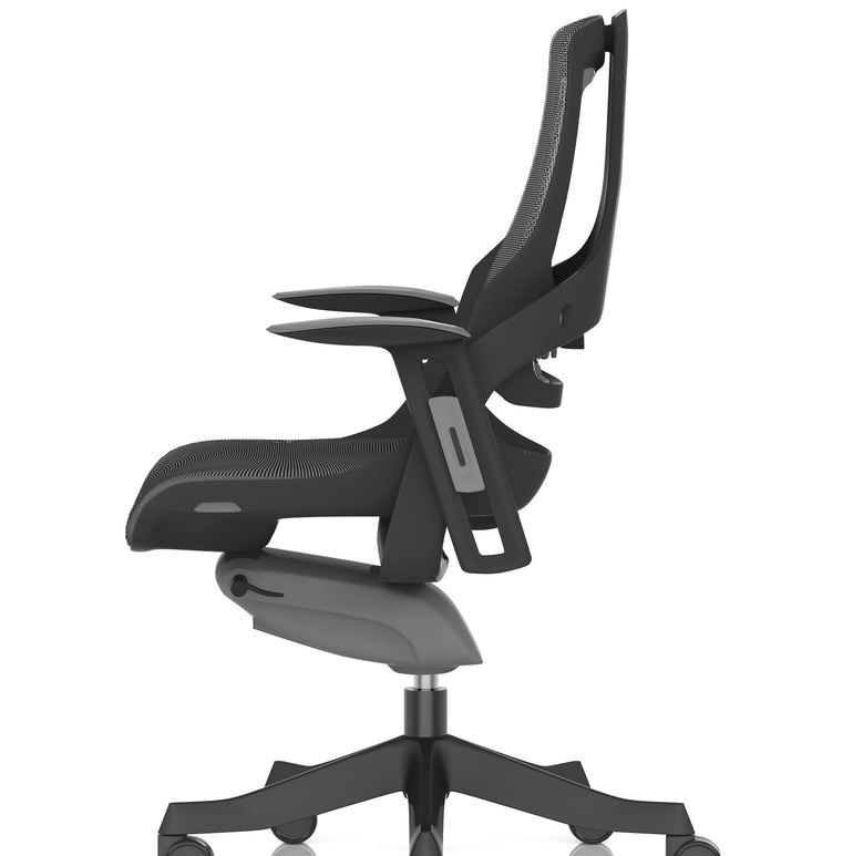 Zure High Back Black Shell Executive Office Chair with Arms