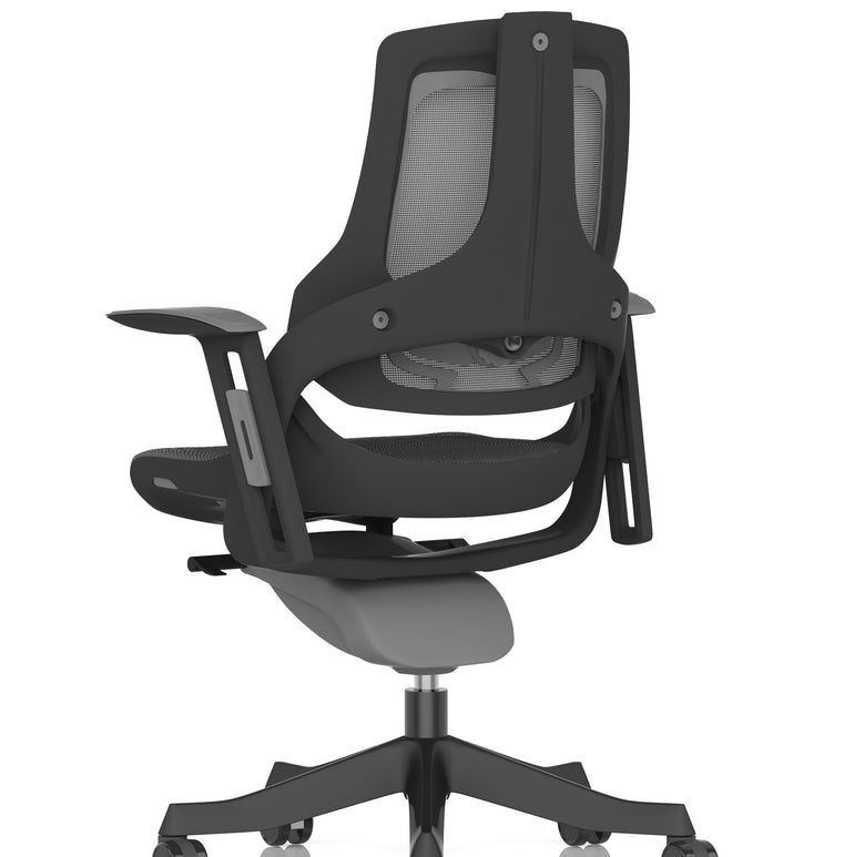 Zure High Back Black Shell Executive Office Chair with Arms