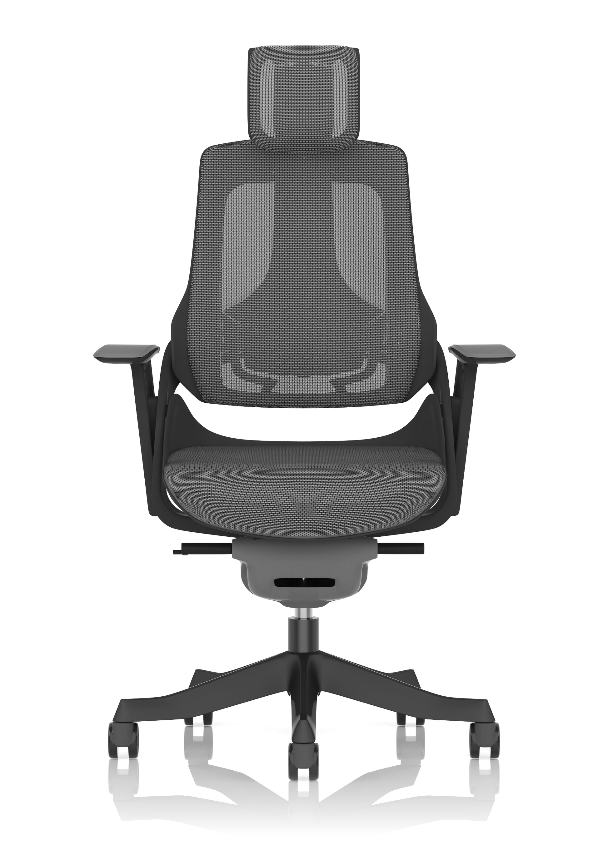 Zure High Back Black Shell Executive Office Chair with Arms
