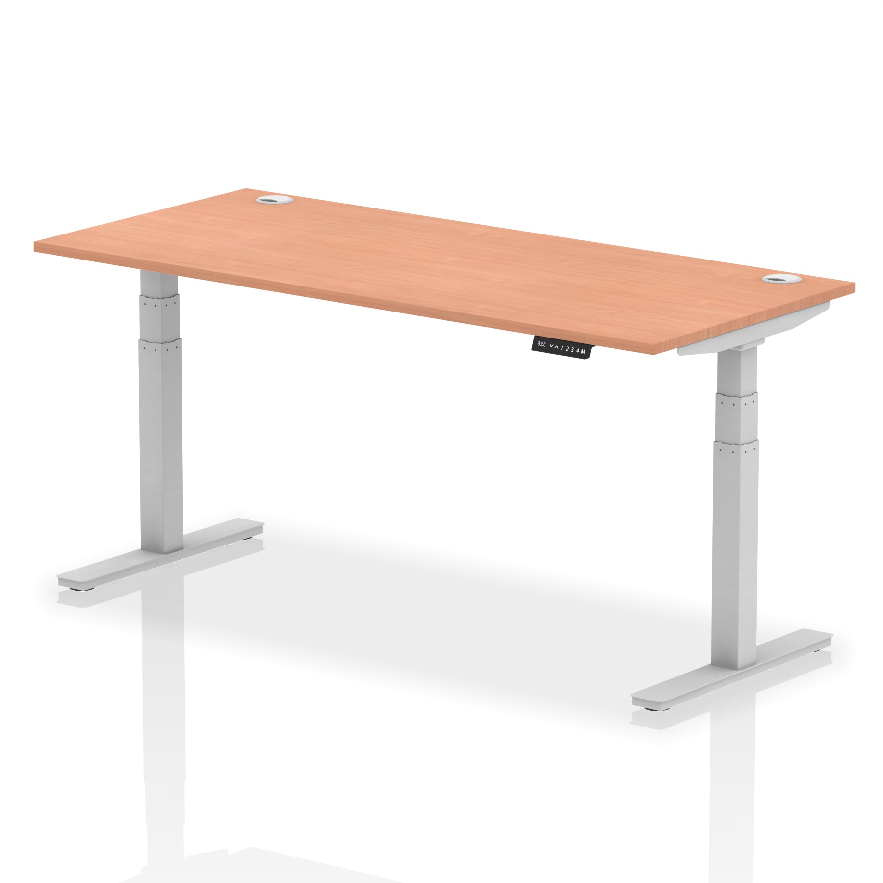 Air Height Adjustable Desk With Cable Ports