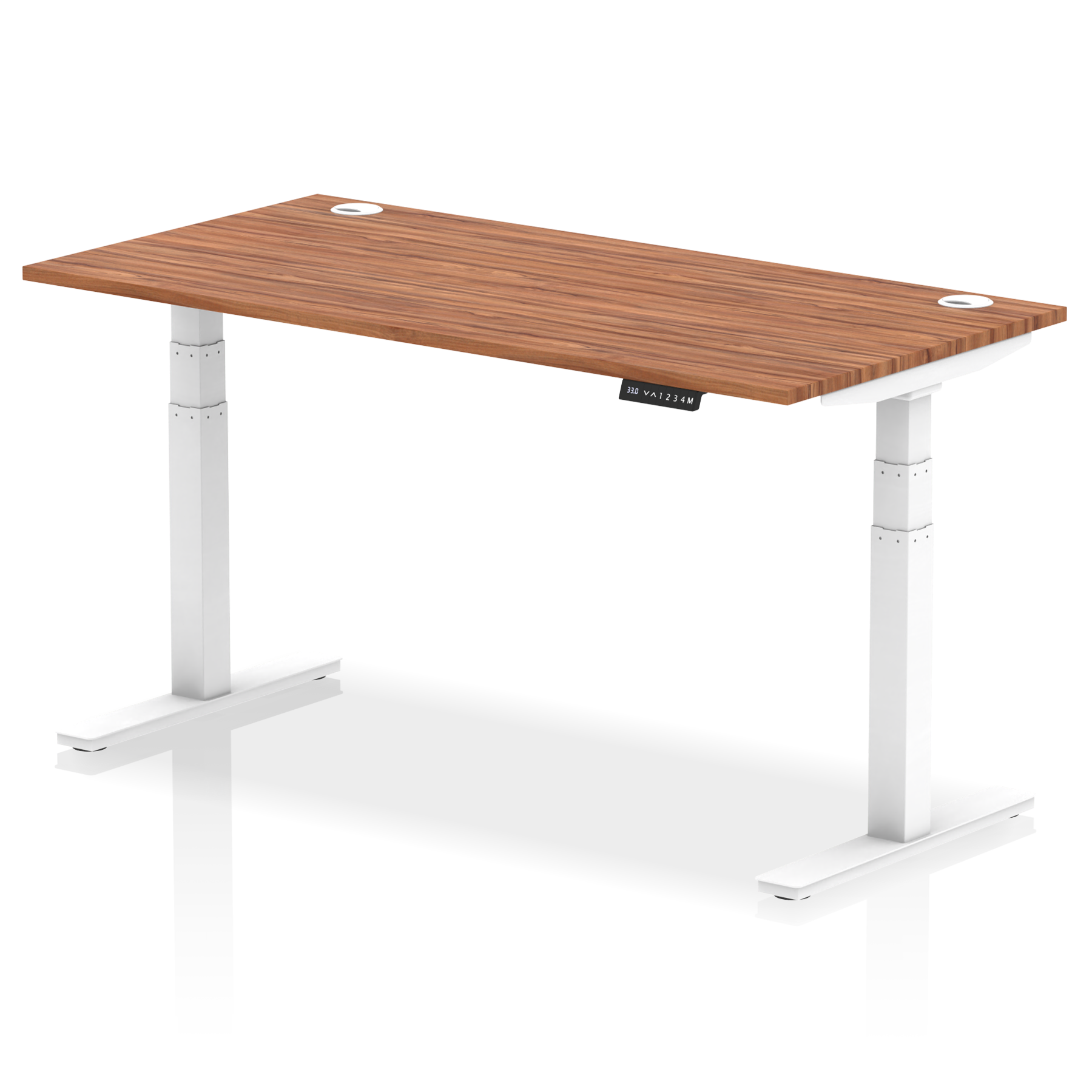 Air Height Adjustable Desk With Cable Ports