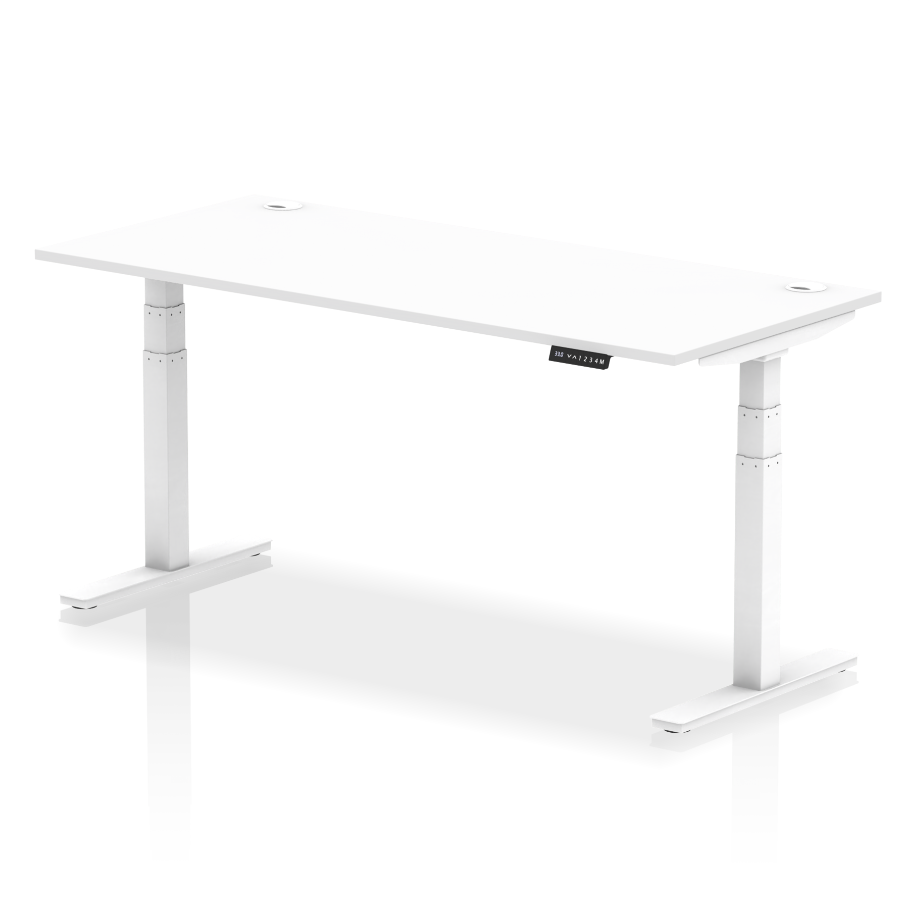 Air Height Adjustable Desk With Cable Ports