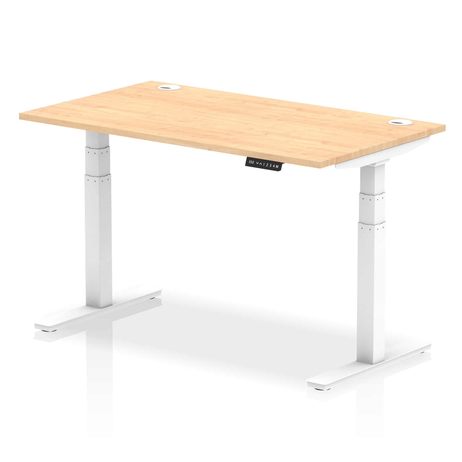 Air Height Adjustable Desk With Cable Ports