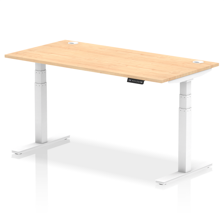 Air Height Adjustable Desk With Cable Ports