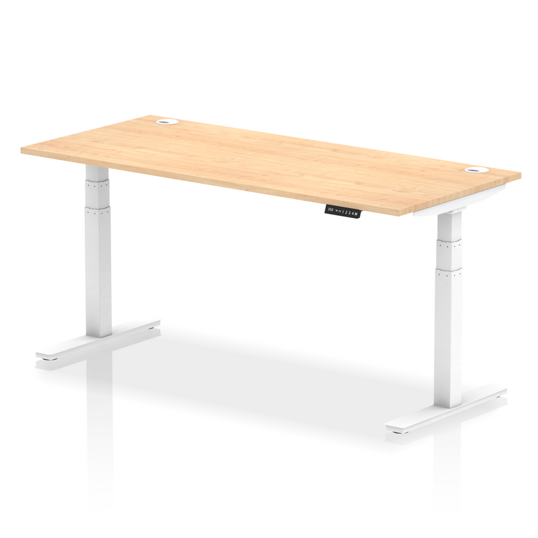 Air Height Adjustable Desk With Cable Ports