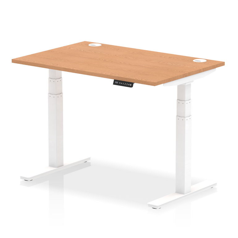 Air Height Adjustable Desk With Cable Ports