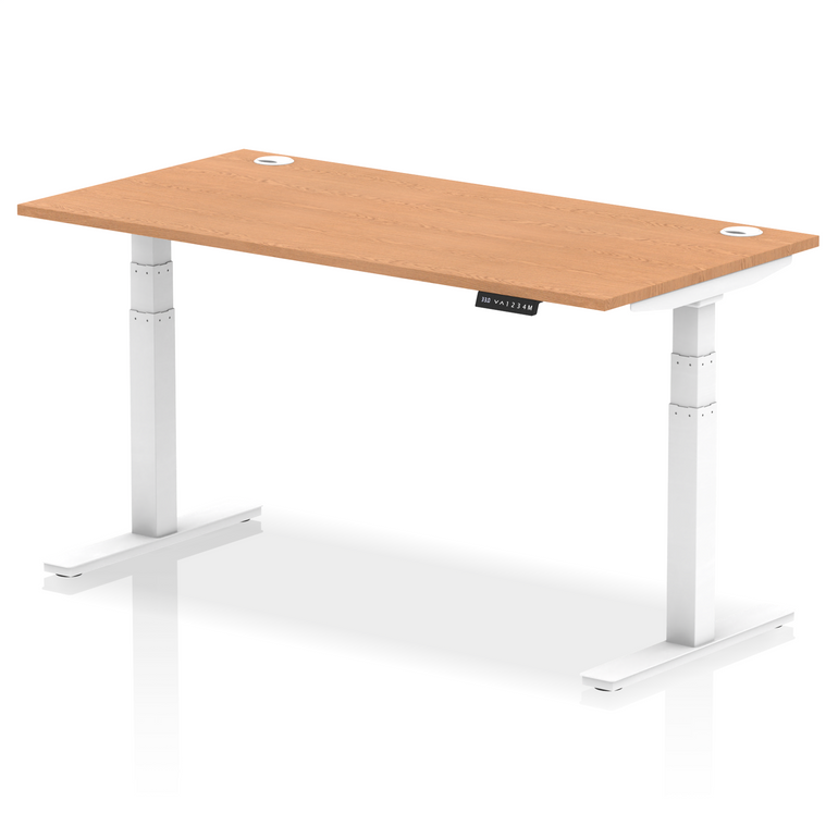 Air Height Adjustable Desk With Cable Ports