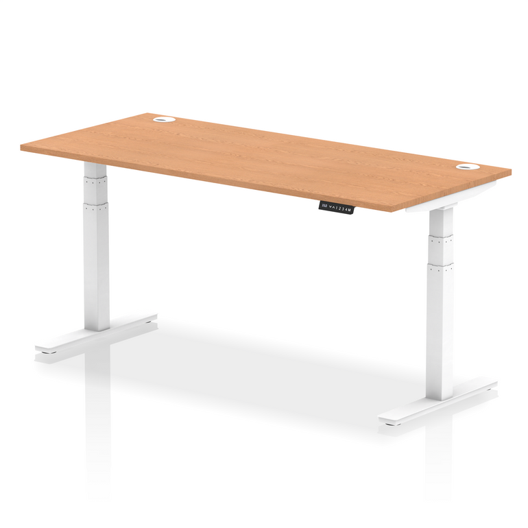 Air Height Adjustable Desk With Cable Ports