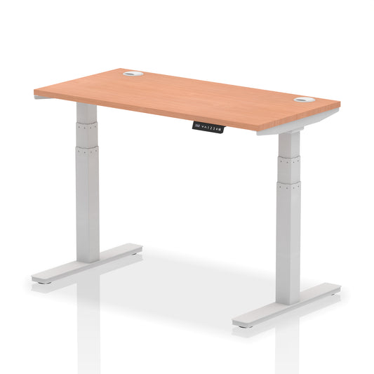 Air Height Adjustable Slimline Desk With Cable Ports