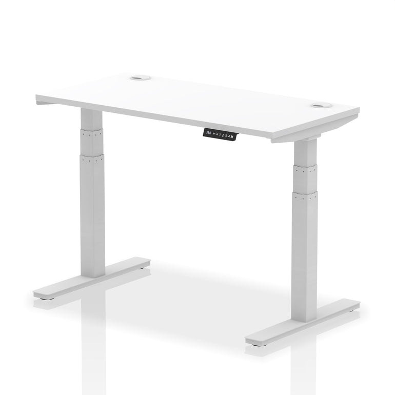 Air Height Adjustable Slimline Desk With Cable Ports