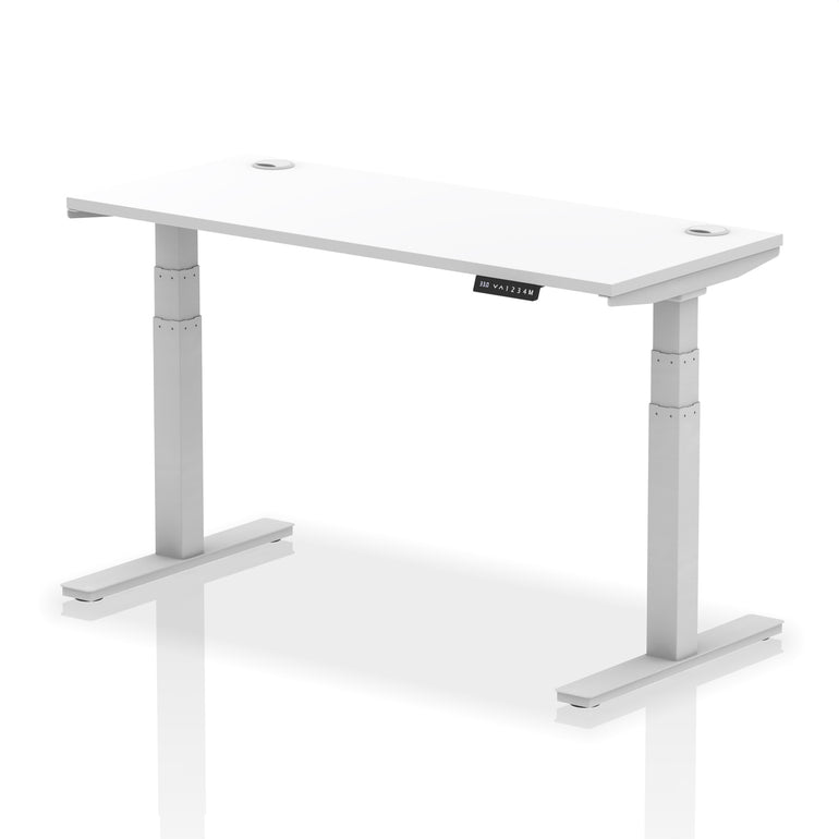 Air Height Adjustable Slimline Desk With Cable Ports