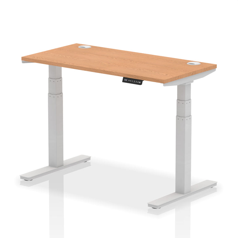 Air Height Adjustable Slimline Desk With Cable Ports