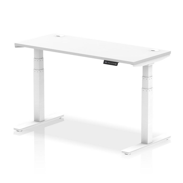 Air Height Adjustable Slimline Desk With Cable Ports