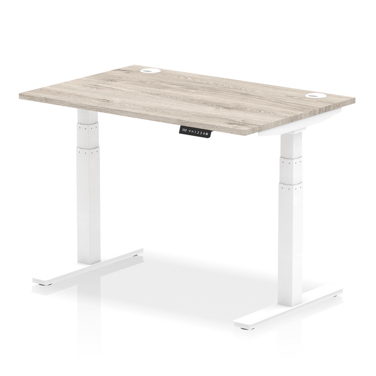 Air Height Adjustable Desk With Cable Ports