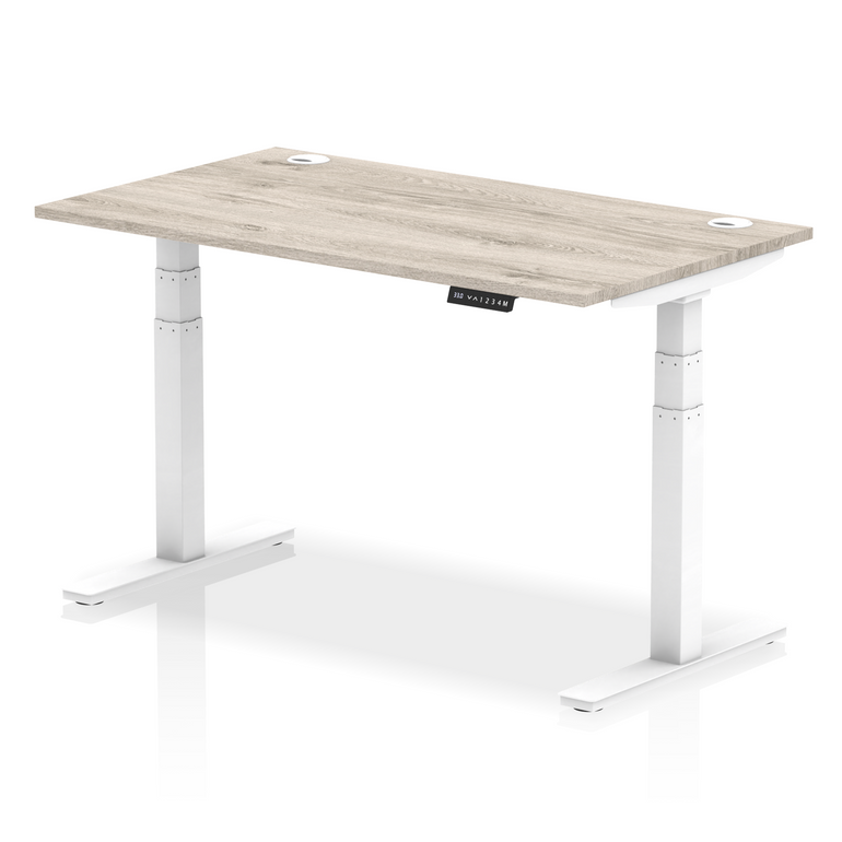 Air Height Adjustable Desk With Cable Ports