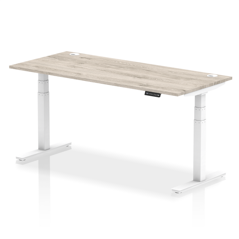 Air Height Adjustable Desk With Cable Ports