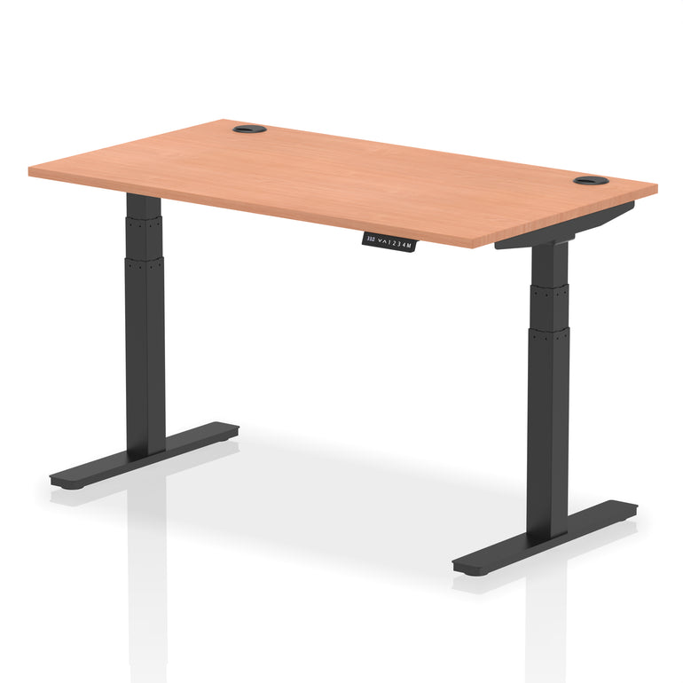 Air Height Adjustable Desk With Cable Ports