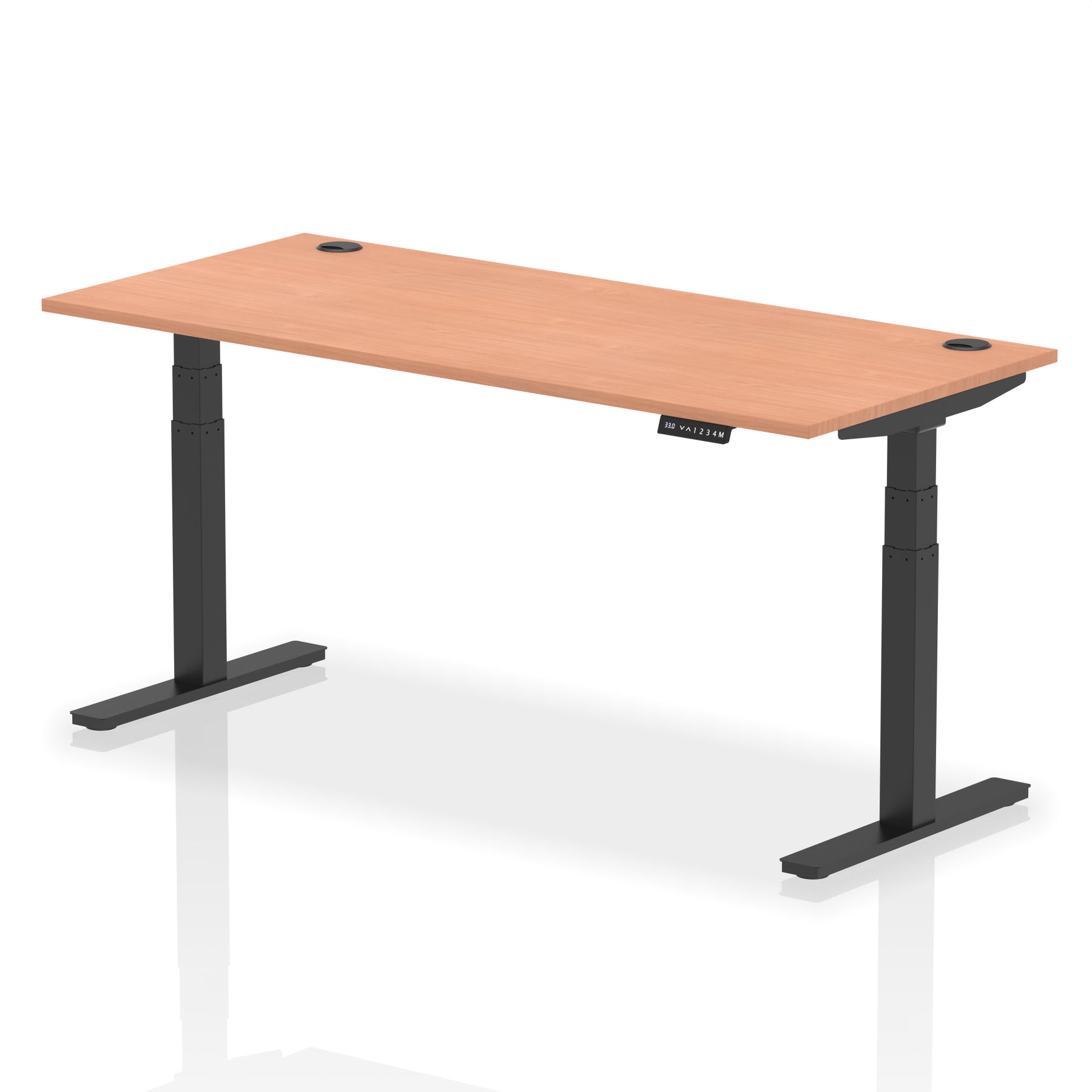 Air Height Adjustable Desk With Cable Ports