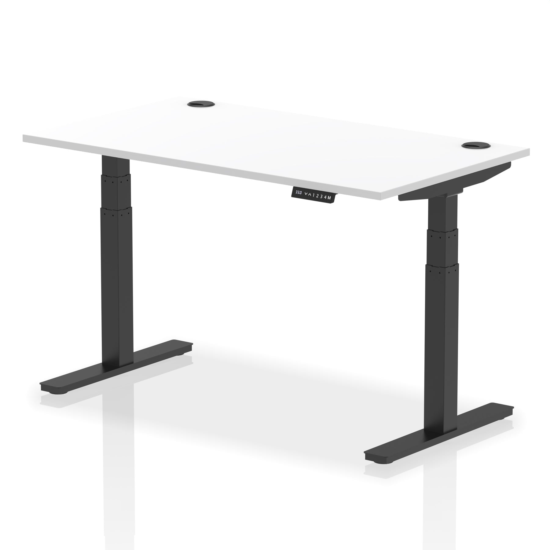 Air Height Adjustable Desk With Cable Ports