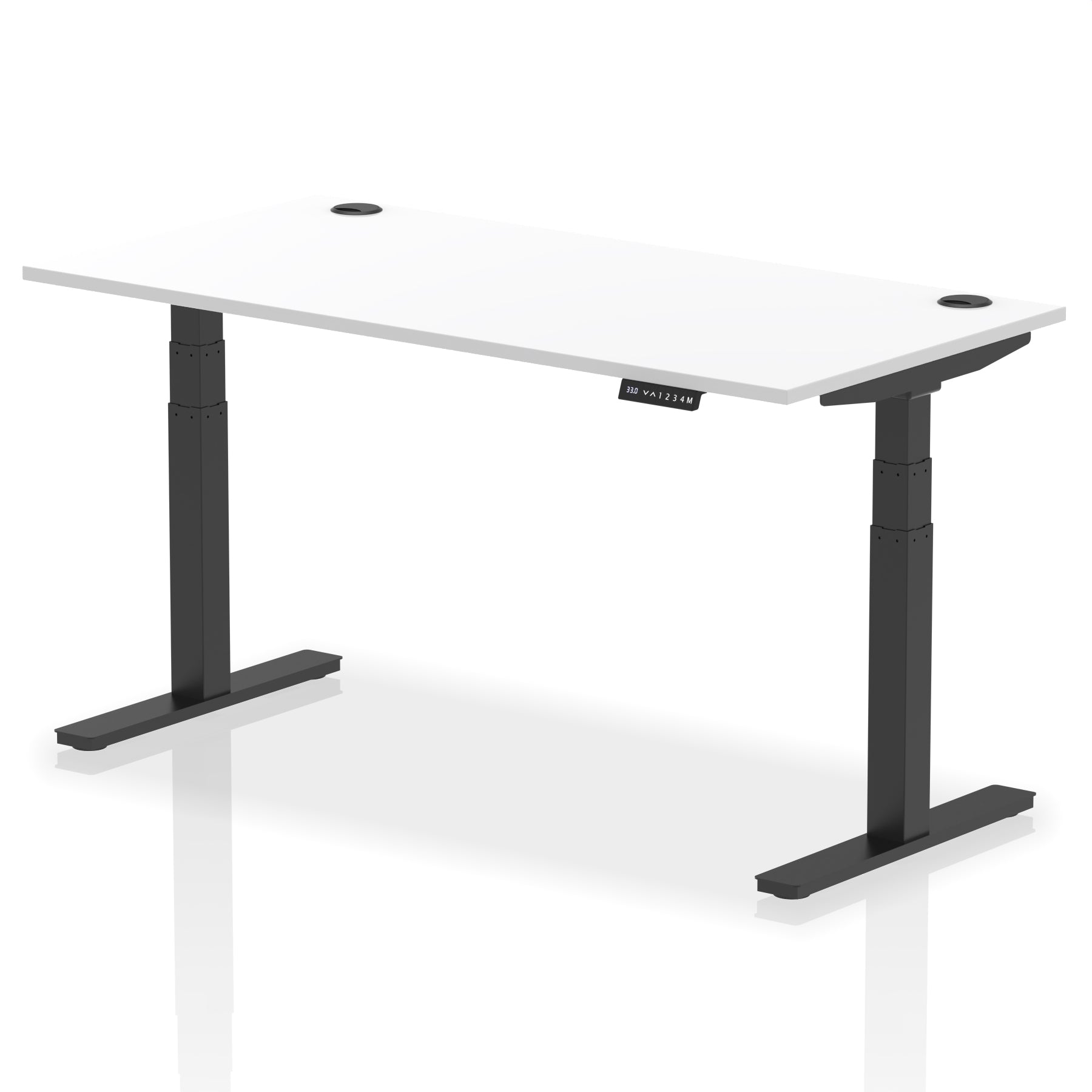 Air Height Adjustable Desk With Cable Ports