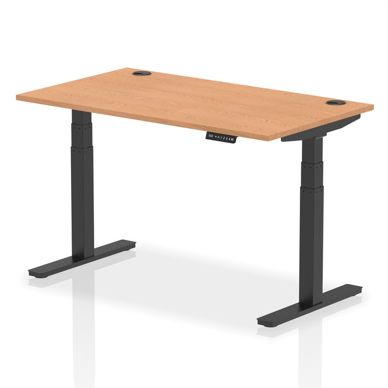 Air Height Adjustable Desk With Cable Ports