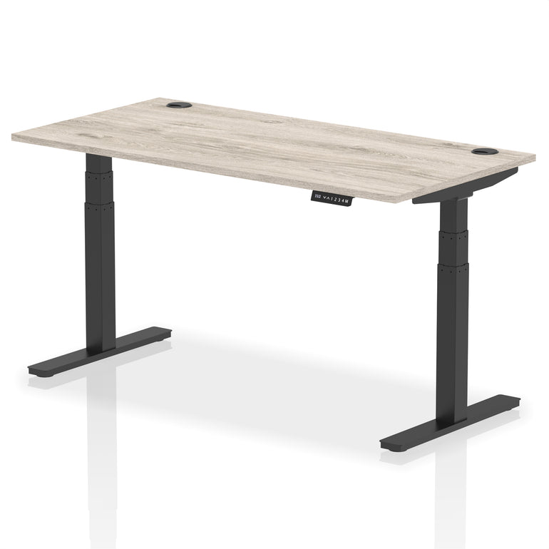 Air Height Adjustable Desk With Cable Ports