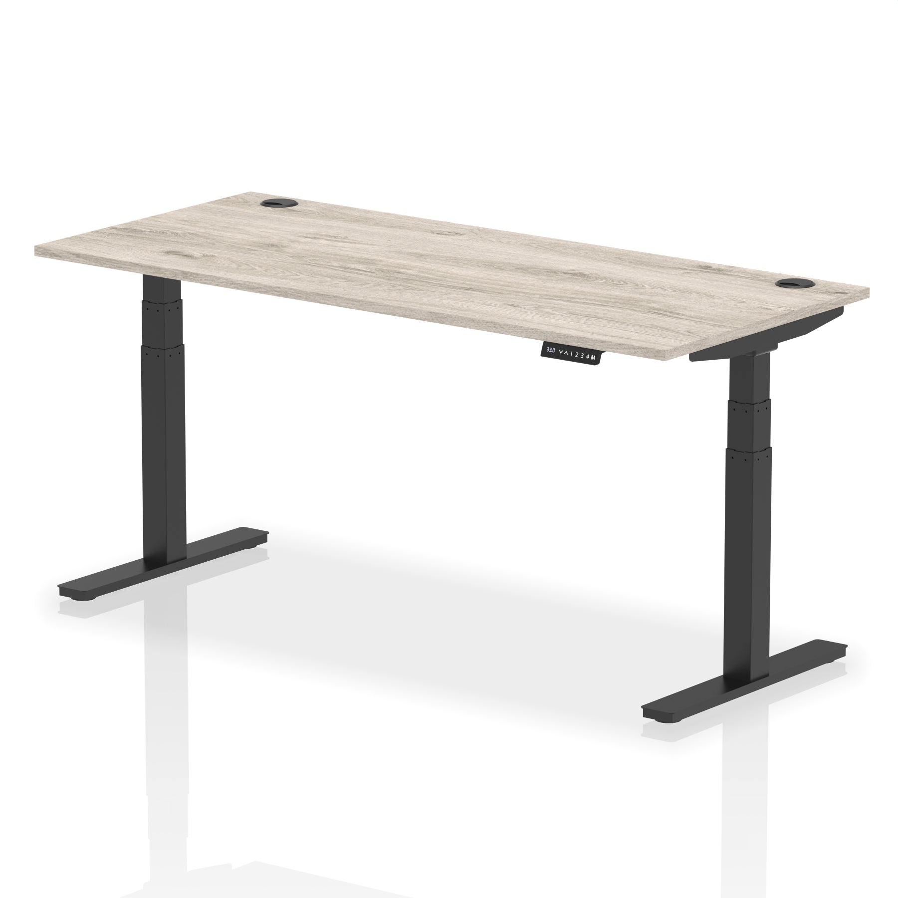 Air Height Adjustable Desk With Cable Ports