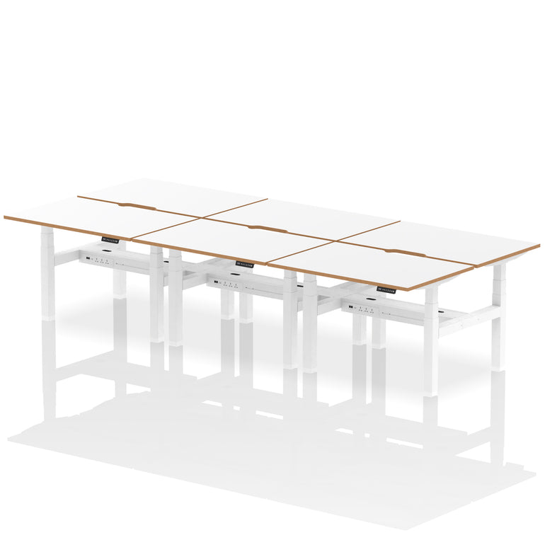 Oslo Air Back-to-Back Height Adjustable Bench Desk