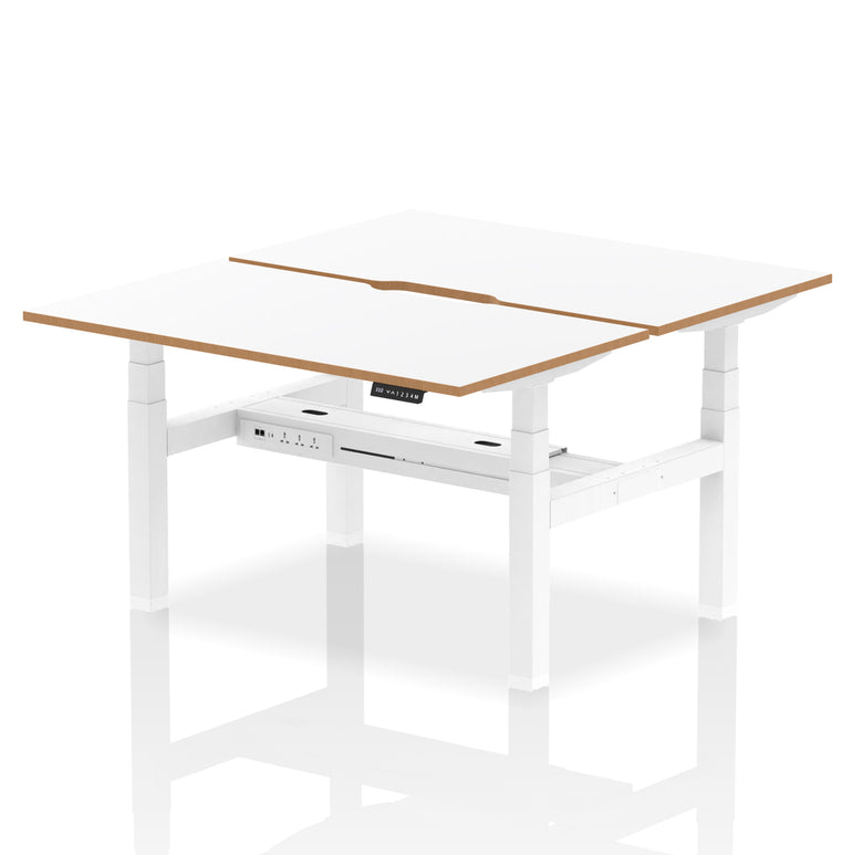 Oslo Air Back-to-Back Height Adjustable Bench Desk
