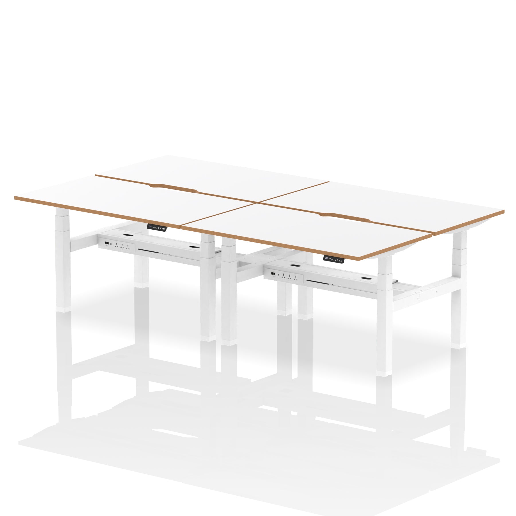 Oslo Air Back-to-Back Height Adjustable Bench Desk
