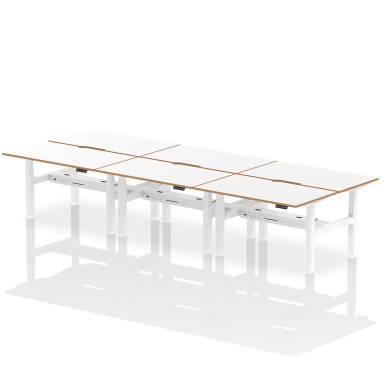 Oslo Air Back-to-Back Height Adjustable Bench Desk