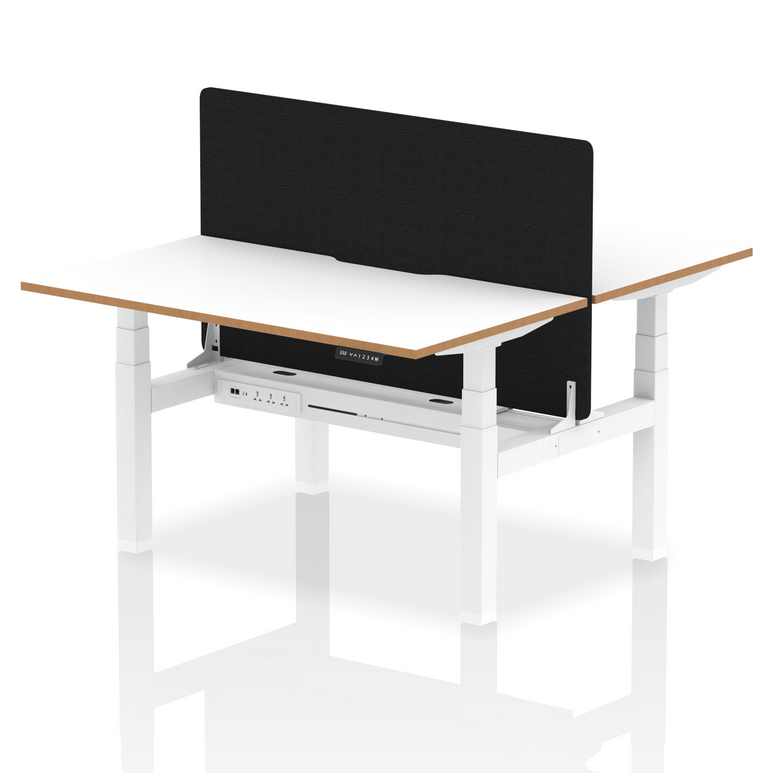 Oslo Air Back-to-Back Height Adjustable Bench Desk