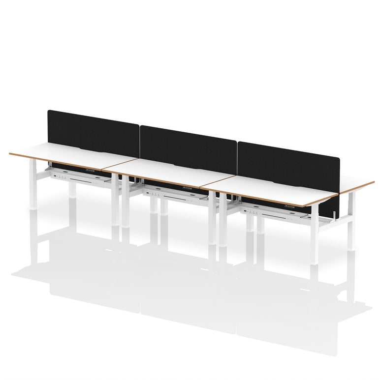 Oslo Air Back-to-Back Height Adjustable Bench Desk