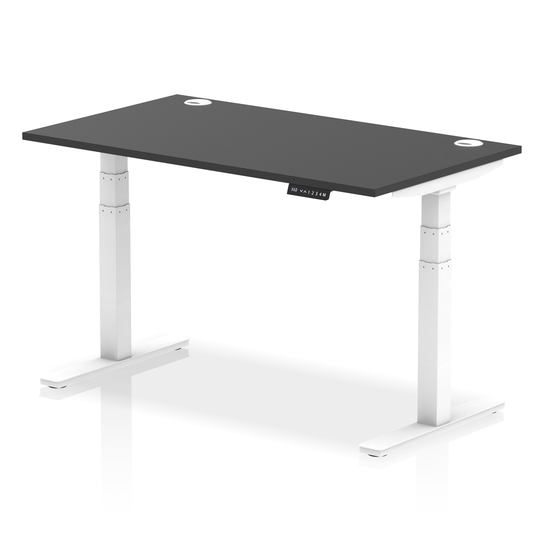 Air Height Adjustable Desk With Cable Ports