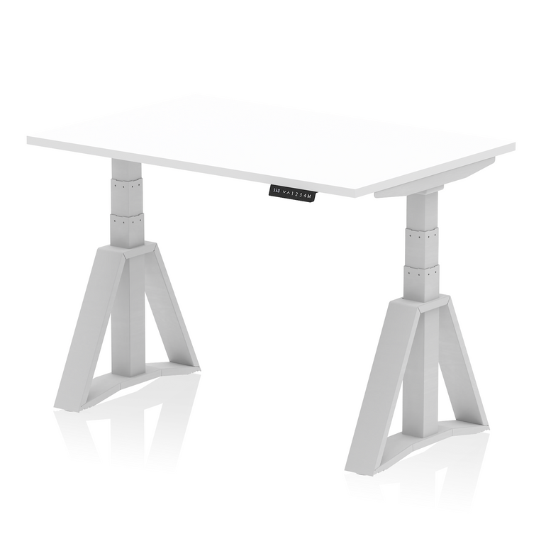 Air Height Adjustable Desk without Cable Ports With Piste Foot