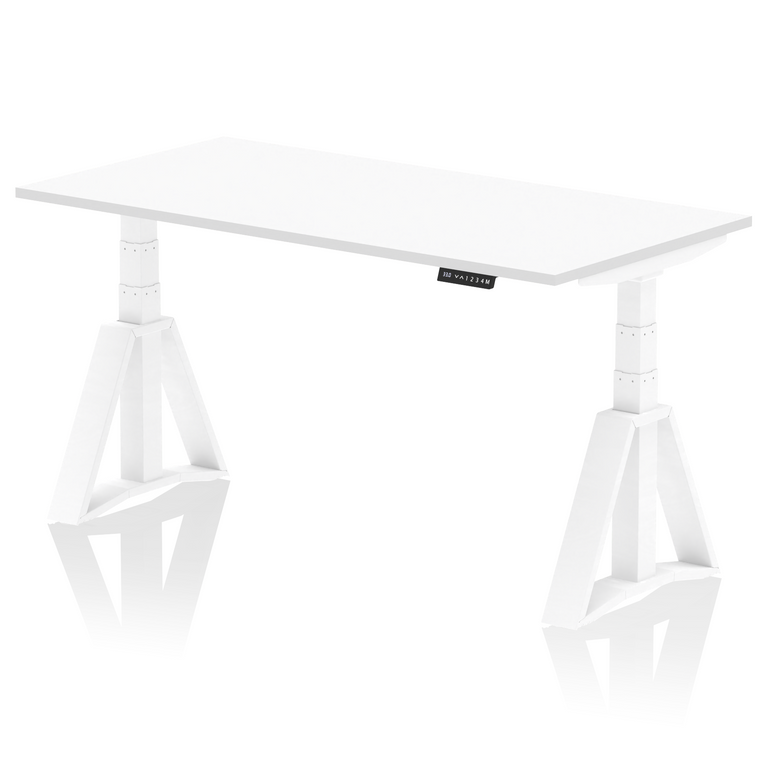 Air Height Adjustable Desk without Cable Ports With Piste Foot