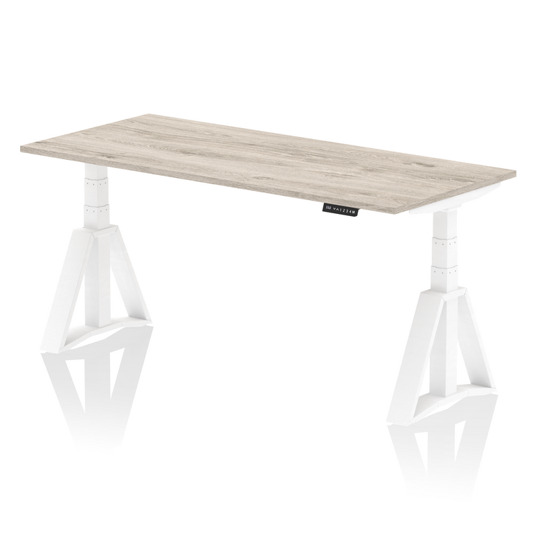 Air Height Adjustable Desk without Cable Ports With Piste Foot