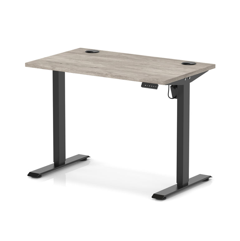 Air Lite Height Adjustable Slimline Desk With Cable Ports