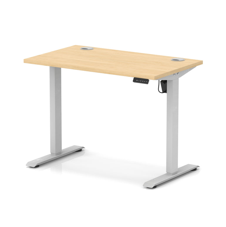 Air Lite Height Adjustable Slimline Desk With Cable Ports