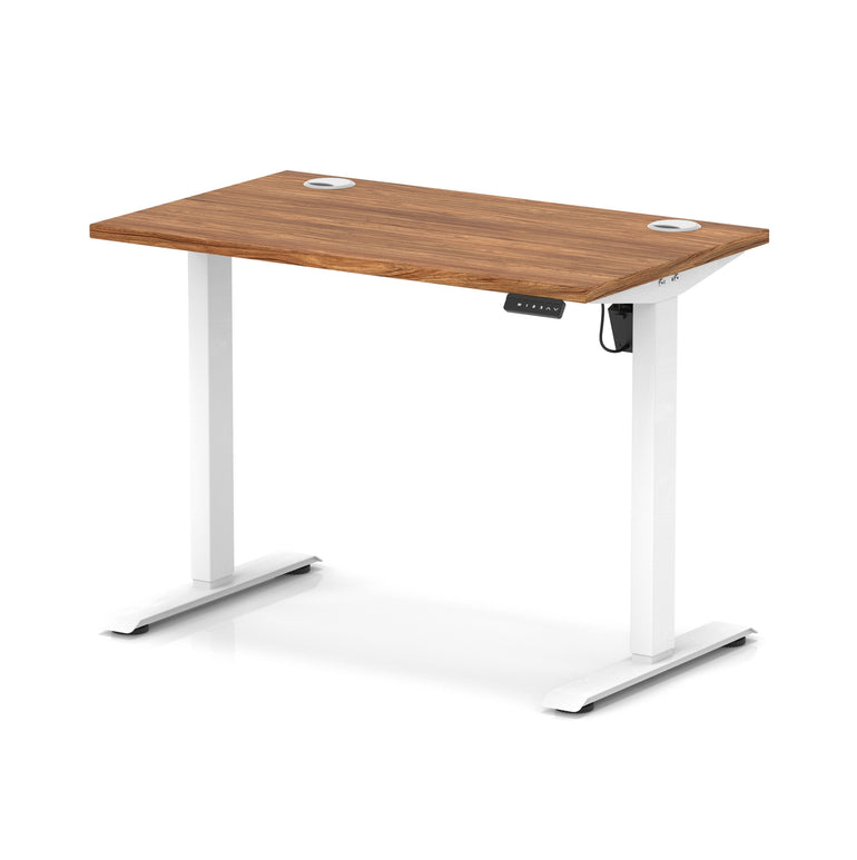Air Lite Height Adjustable Slimline Desk With Cable Ports