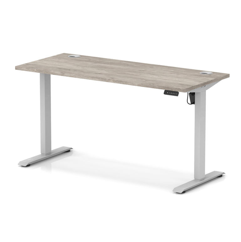 Air Lite Height Adjustable Slimline Desk With Cable Ports