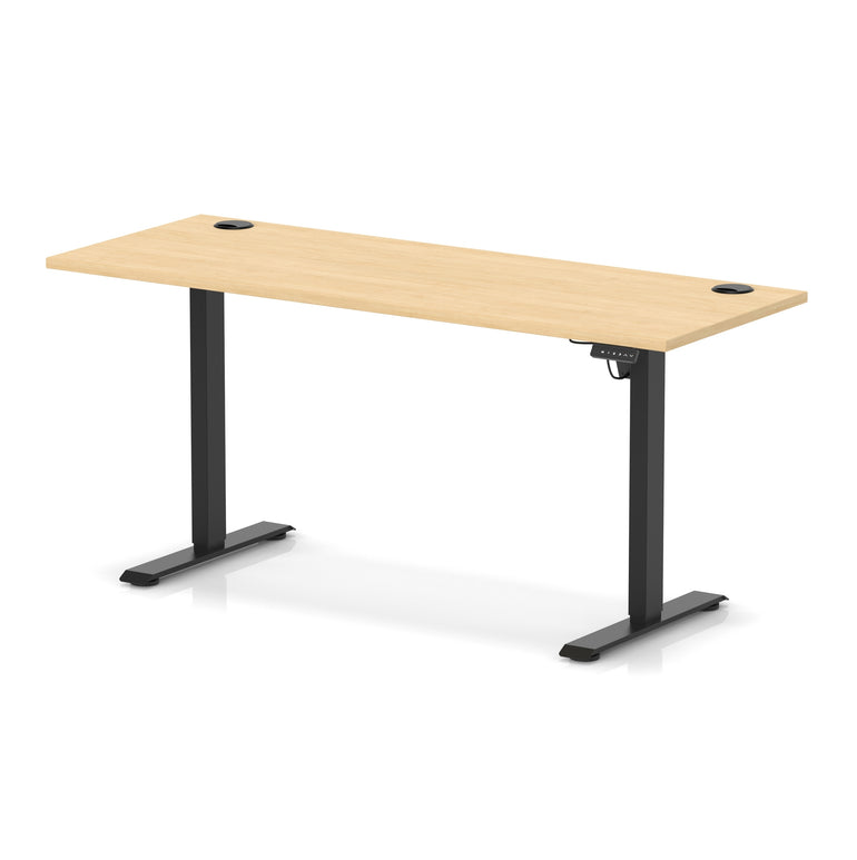 Air Lite Height Adjustable Slimline Desk With Cable Ports