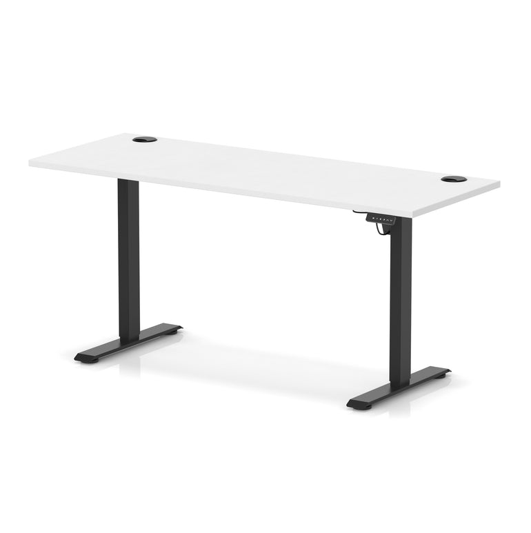 Air Lite Height Adjustable Slimline Desk With Cable Ports