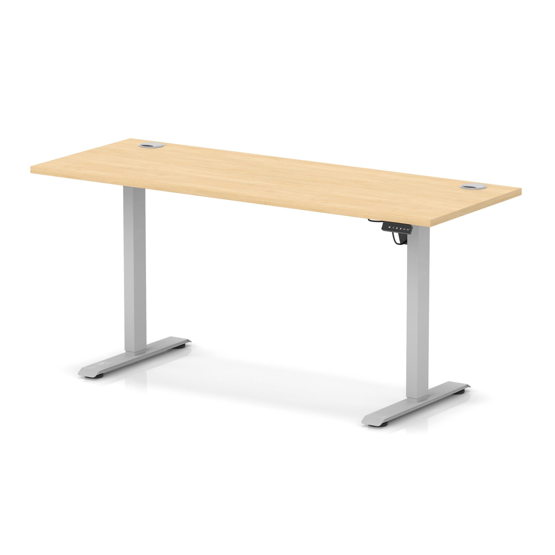 Air Lite Height Adjustable Slimline Desk With Cable Ports