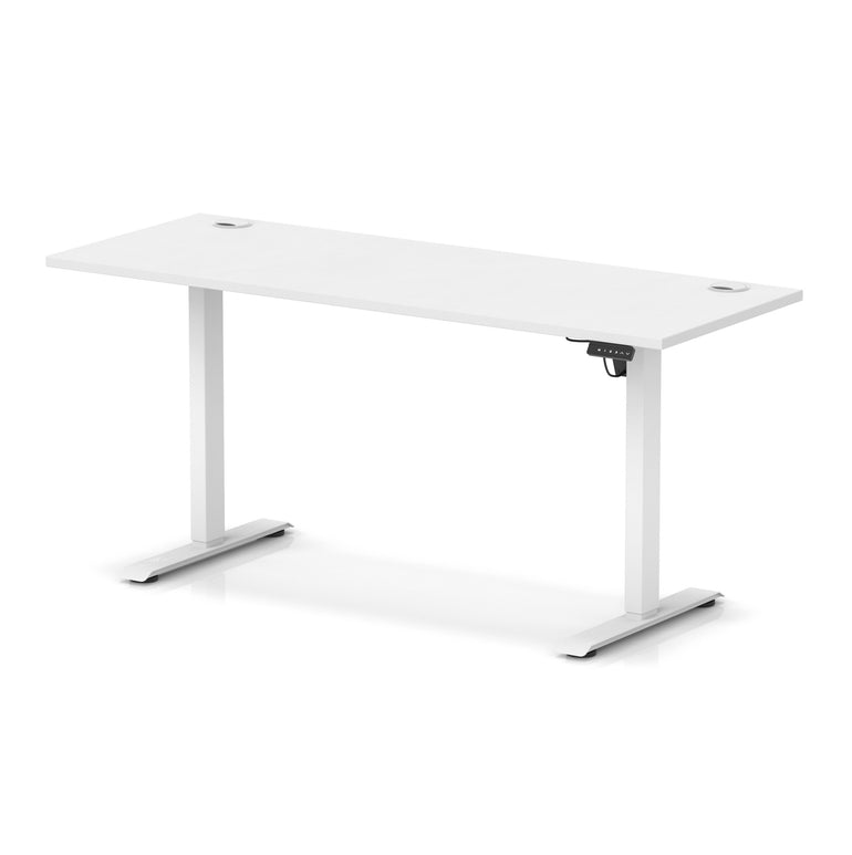 Air Lite Height Adjustable Slimline Desk With Cable Ports