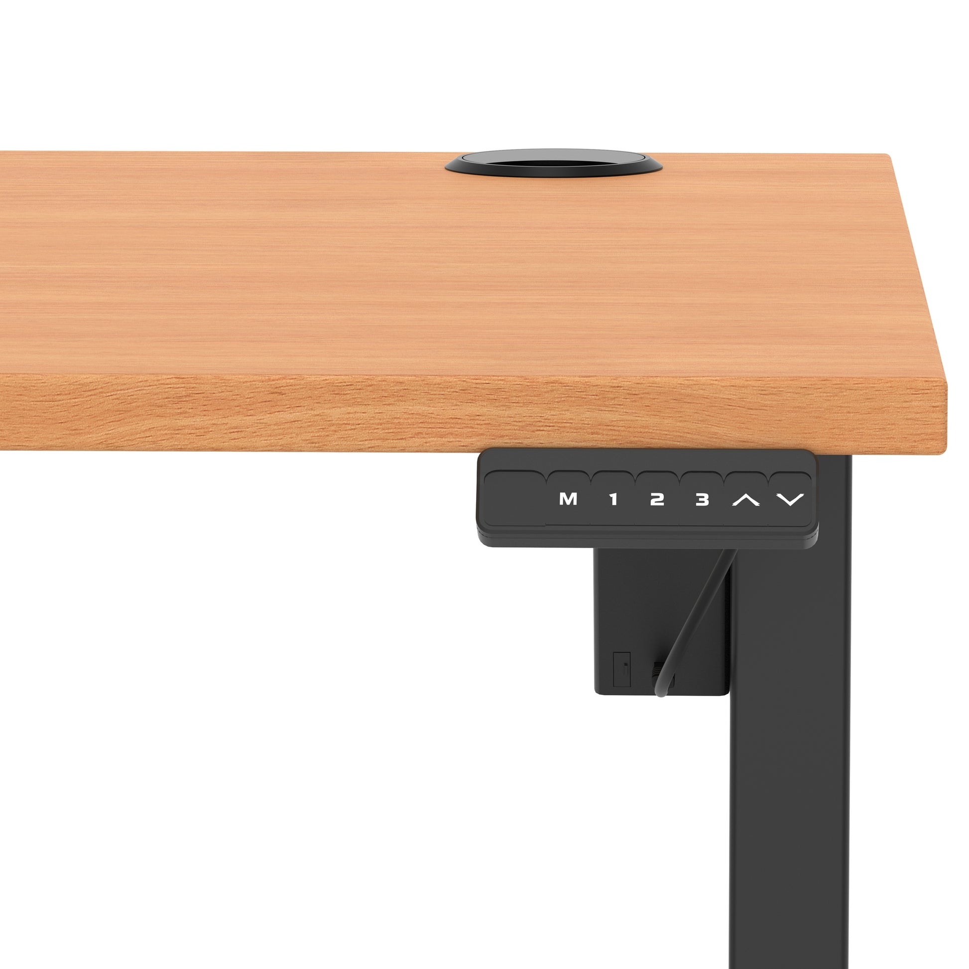 Air Lite Height Adjustable Desk With Cable Ports