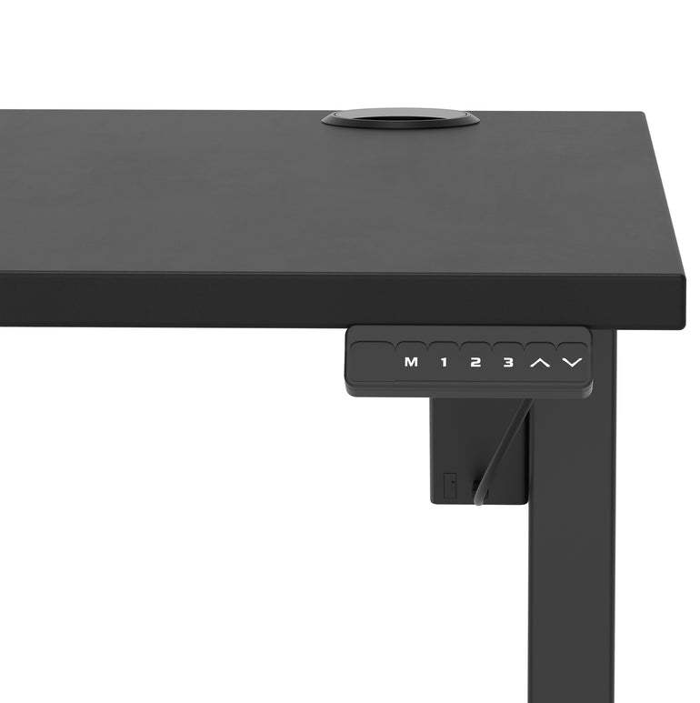 Air Lite Height Adjustable Desk With Cable Ports