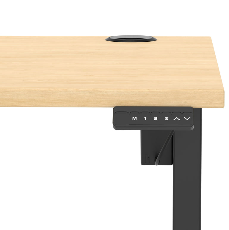 Air Lite Height Adjustable Desk With Cable Ports