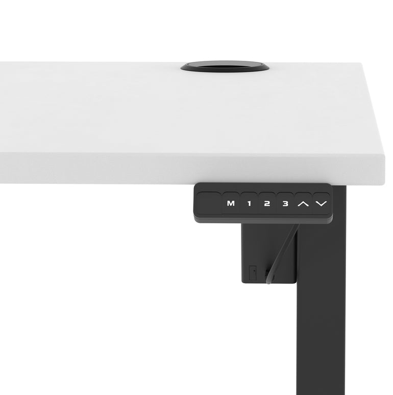 Air Lite Height Adjustable Desk With Cable Ports