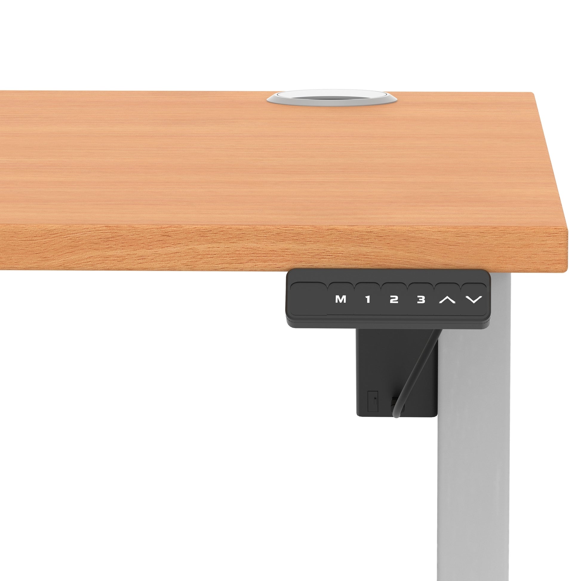 Air Lite Height Adjustable Desk With Cable Ports